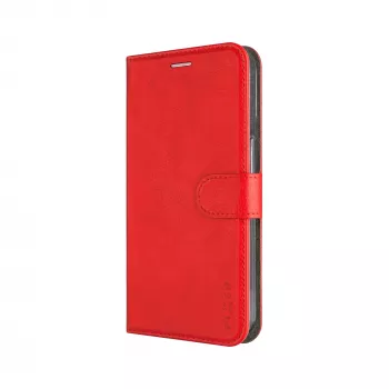 Fixed Opus Book Case Samsung Galaxy A57 5G, tekonahka, punainen