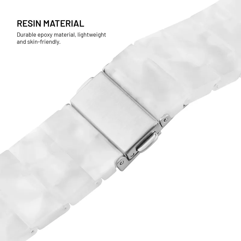 FIXED Resin Strap pro Apple Watch 38/40/41 -kelloon, Cloud White