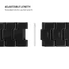 FIXED Resin Strap pro Apple Watch 44/45/46/49, Carbon Black