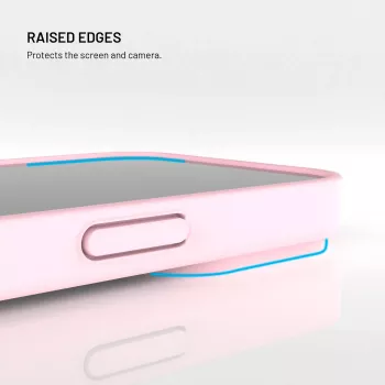 Fixed Story takakansi Xiaomi 17 kumipinnoitettu pinkki
