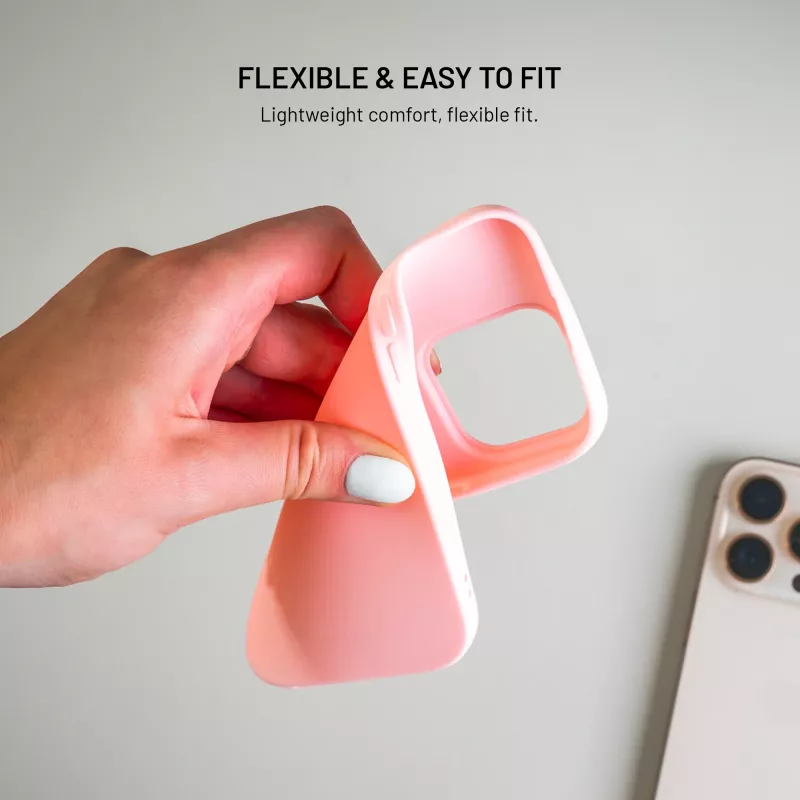 Fixed Story takakansi Xiaomi 17 kumipinnoitettu pinkki