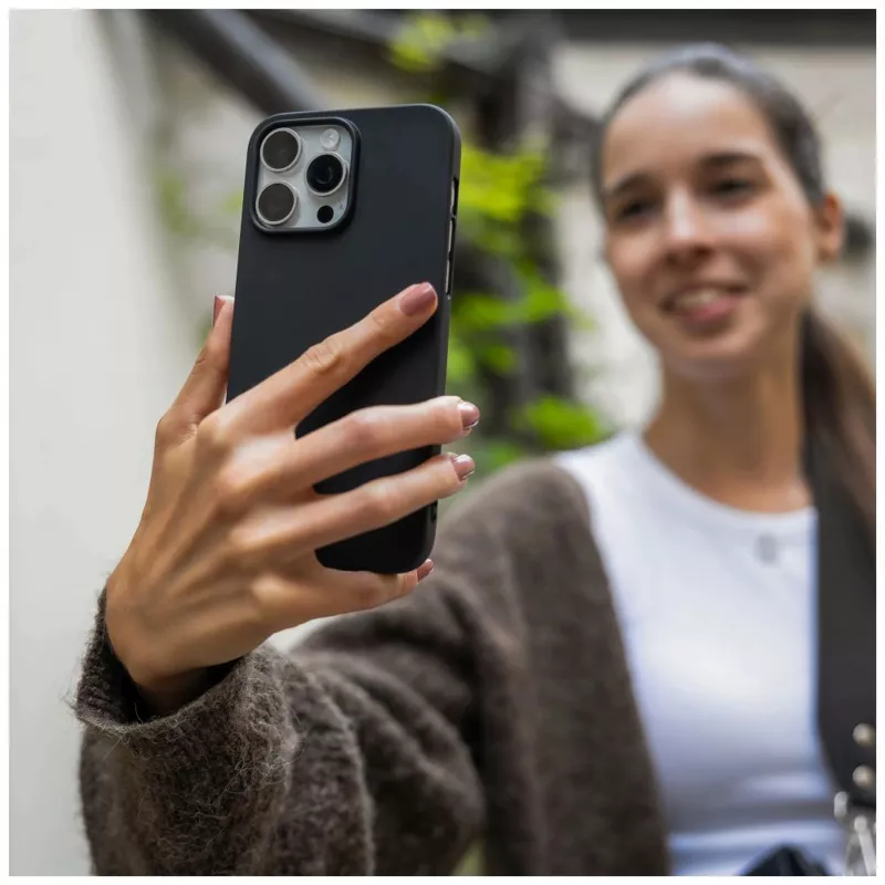 Fixed Story takakuori Xiaomi Redmi Note 15 Pro 4G, kumipinnoitettu, musta