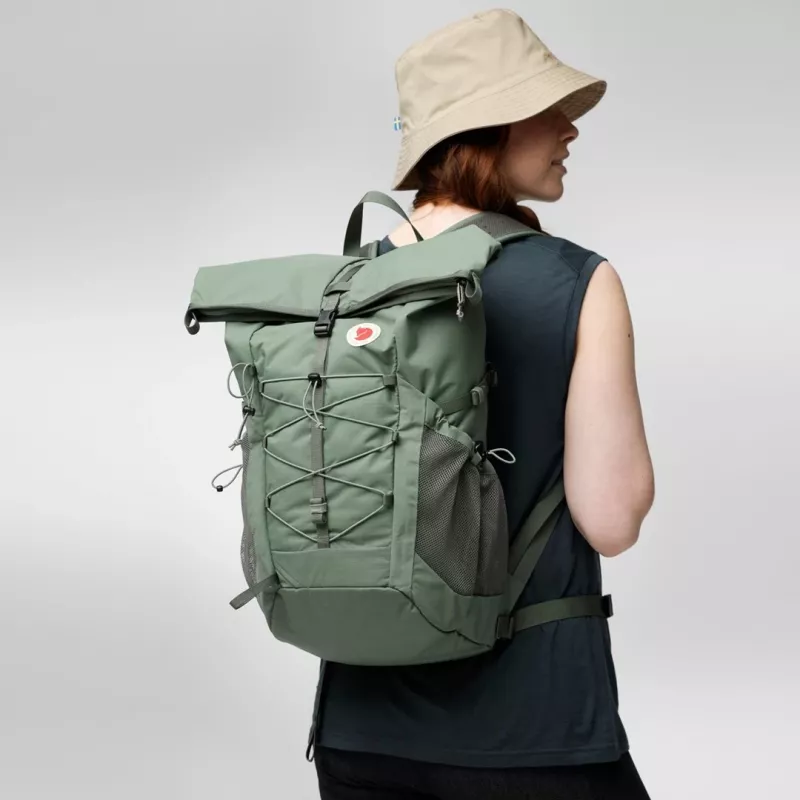 Fjällräven Abisko Hike Foldsack reppu - musta