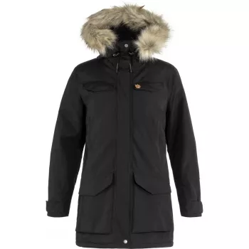 Fjällräven Nuuk parka naisten - musta - koko M