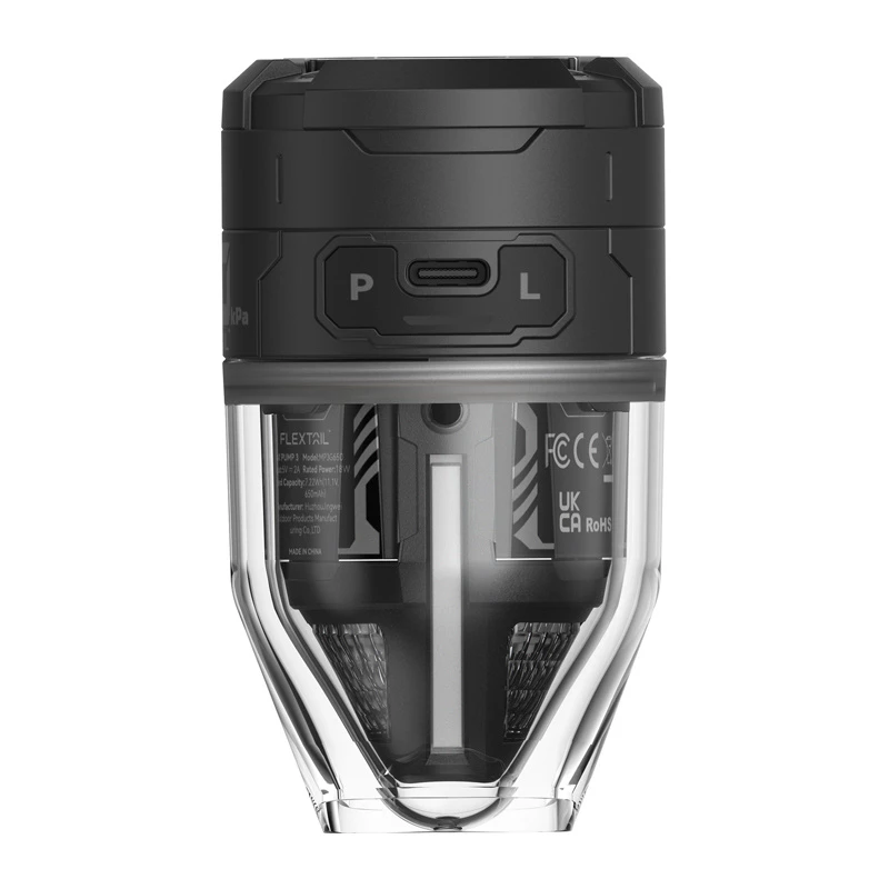 Flextail Max Pump 3 -kannettava pumppu, musta