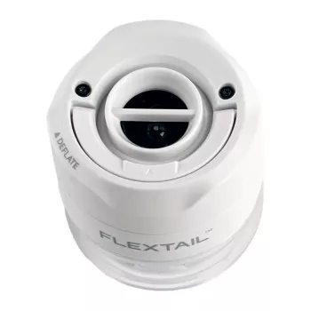 FLEXTAIL Tiny Pump 3X kannettava sähköpumppu, LED-taskulamppu, USB-C, valkoinen
