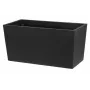 Flowerpot Thermo Patio D76 musta 76 cm pyöreä kaksiseinäminen eristetty ulkoistutusruukku