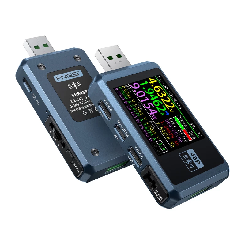 FNIRSI FNB48P BT USB-porttitesteri Bluetoothilla