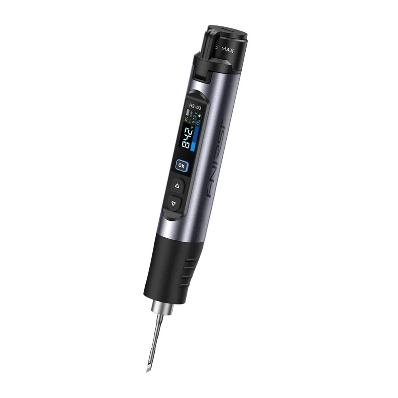 FNIRSI HS-03 Plus USB-C juotoskolvi 65W OLED-näytöllä