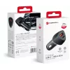 Forcell Carbon CC50-1A1C 38W autolaturi USB-C PD 3.0 + USB-A QC 3.0 musta
