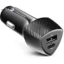 Forcell Carbon CC50-1A1C 38W autolaturi USB-C PD 3.0 + USB-A QC 3.0 musta