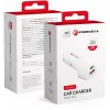Forcell Carbon CC50-1A1C 38W USB-C PD + USB-A QC 3.0 autolaturi - valkoinen