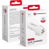 Forcell Carbon CC50-1A1C 38W USB-C PD + USB-A QC 3.0 autolaturi - valkoinen