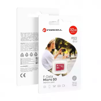 Forcell F-DATA 32GB microSDHC UHS-I U3 Class 10 muistikortti