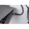 FORCELL F-Energy Cafule USB-C - USB-C -kaapeli 1,2 m 240 W 5 A PD QC 4.0 punottu musta