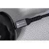 Forcell F-Energy Cafule USB-C - USB-C -kaapeli 2 m 240 W PD 5A QC 4.0 punottu musta