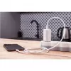 Forcell F-Energy USB-C - USB-C -kaapeli QC4.0 PD 5A 100W 3 m valkoinen C339
