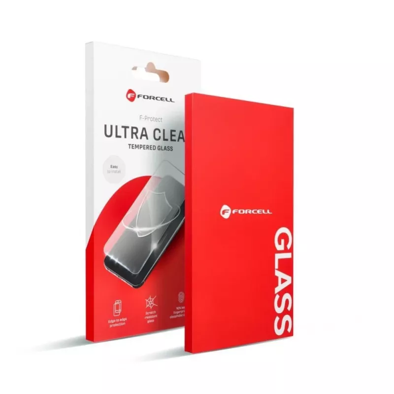 Forcell Ultra Clear Glass -panssarilasi näytönsuojakalvo Samsung Galaxy S22 / S23 - musta