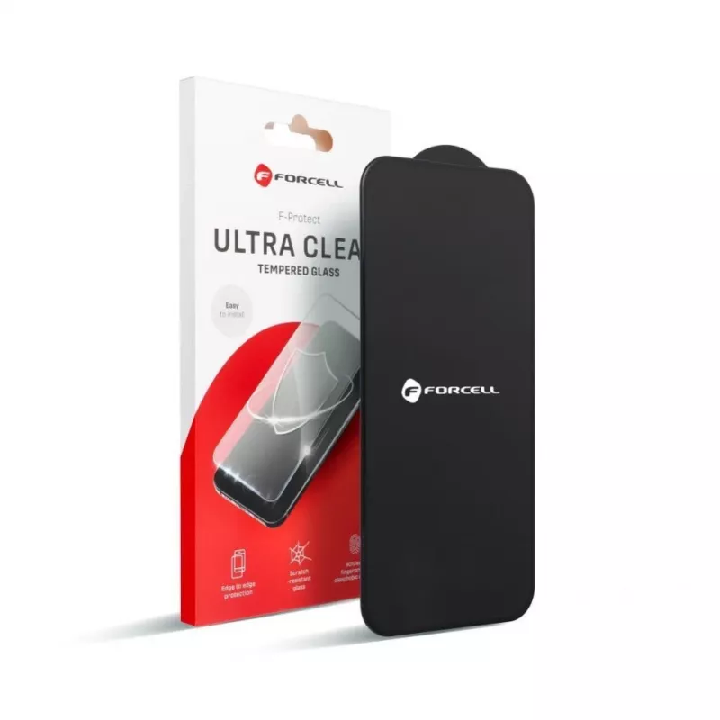 Forcell Ultra Clear Glass -panssarilasi näytönsuojakalvo Samsung Galaxy S22 / S23 - musta