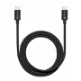 Forcell USB-C - USB-C kaapeli F-Energy QC PD Tube 1m C293 musta