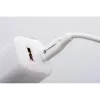 Forcell VT-41 GaN III 33W seinälaturi 1x USB-C PD 3.0 & 1x USB-A QC 4.0 (valkoinen)