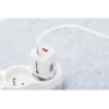 Forcell VT-41 GaN III 33W seinälaturi 1x USB-C PD 3.0 & 1x USB-A QC 4.0 (valkoinen)