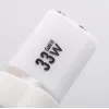 Forcell VT-41 GaN III 33W seinälaturi 1x USB-C PD 3.0 & 1x USB-A QC 4.0 (valkoinen)