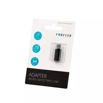 Forever yleiskäyttöinen Micro USB - USB-C sovitin