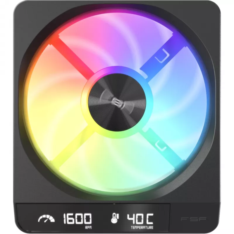 Fortron ZENFAN 120 musta 120 mm kotelotuuletin