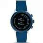 Fossil FTW4036 Gen 5 älykello 44 mm ruostumaton teräs silikoniranneke Wear OS