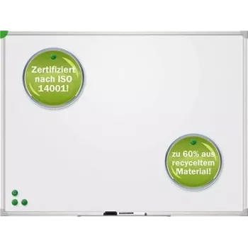 Franken u-act!line magneettinen valkotaulu 400 x 300 mm, lakattu teräs, hopeanvärinen eloksoitu alumiinikehys, seinäkiinnitteinen, sisältää kynätelineen SC913040