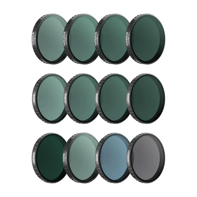 Freewell-suodatinsarja OSMO Action 6 – Mega Kit – 12 kpl:n pakkaus