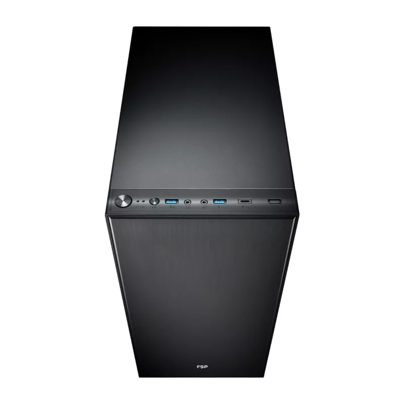 FSP CMT223S ATX Mid-Tower -kotelo - musta