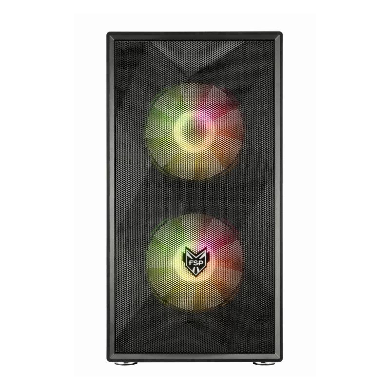 FSP CST130A Micro-ATX -pelikotelo - musta