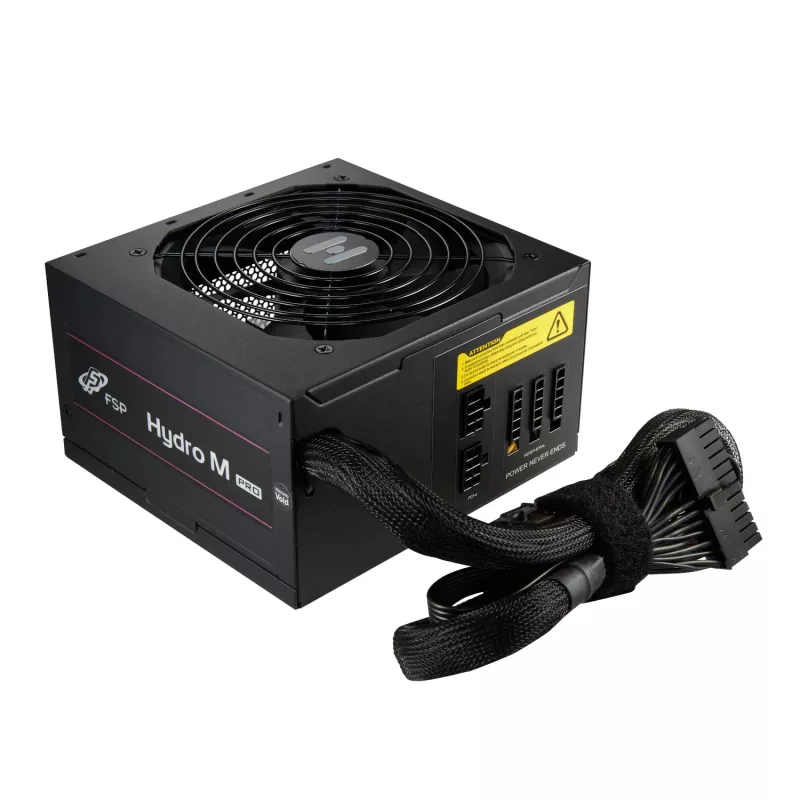 FSP Hydro M Pro 800W 80PLUS Bronze Gen5 puolimodulaarinen virtalähde