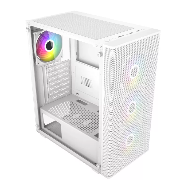 FSP M220 ATX Mid Tower -pelikotelo - valkoinen