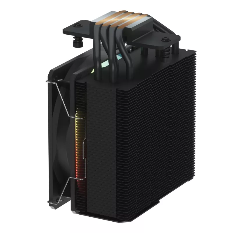 FSP NP5-BA 120mm PWM ARGB CPU-ilmajäähdytin – musta
