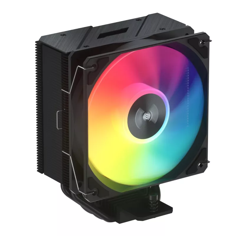 FSP NP5-BA 120mm PWM ARGB CPU-ilmajäähdytin – musta