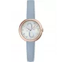 FURLA Giada naisten analoginen kvartsikello 32mm hopeinen kellotaulu pinkki nahkaranneke WW00005005L3