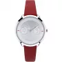 FURLA Giada naisten analoginen kvartsikello R4251102507 31mm hopeinen kellotaulu musta nahkaranneke