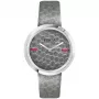 FURLA Giada naisten kvartsikello R4251110501 34mm hopeinen kellotaulu pinkki nahkaranneke