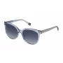 FURLA SFU337-5497DY naisten aurinkolasit, ruskea havanna-asetaattikehys, ruskeat liukuvärilinssit, 54 mm