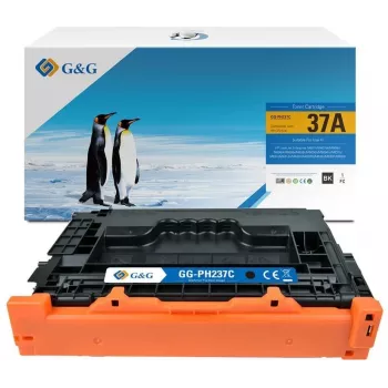 G&G yhteensopiva värikasetti HP 37A / CF237A musta 11 000 sivua