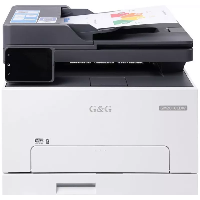 G&G GM2010CDW väri-laser-monitoimitulostin 3-in-1, 20 ppm, duplex, Wi-Fi, kosketusnäyttö