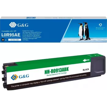 G&G mustekasetti yhteensopiva HP 913A / F6T77AE kanssa musta (14399)