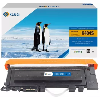 G&G värikasetti yhteensopiva Samsung CLT-K404S / HP SU100A kanssa (14462)