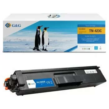 G&G XL-värikasetti yhteensopiva Brother TN-423C kanssa syaani