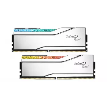 G.Skill Trident Z5 Royal RGB 48GB (2x24GB) DDR5-8400 CL40 -pöytäkoneen muistisarja - kiillotettu hopea