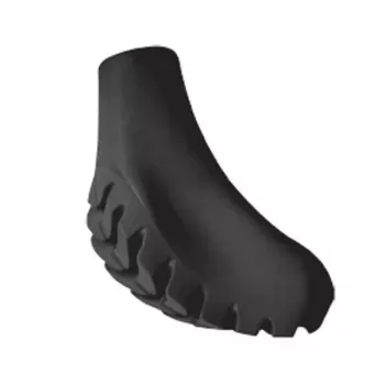Gabel Nordic Walking sauvojen kärjet Walking Pad XXL Hard 05/27, musta (pari)