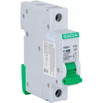 GACIA N8BH 10kA C 1P 16A johdonsuojakatkaisija